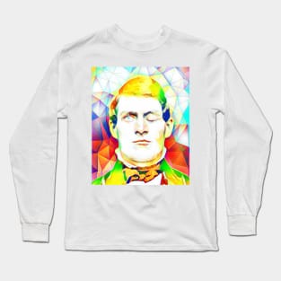 Phineas Gage Colourful Portrait | Phineas Gage Artwork 11 Long Sleeve T-Shirt